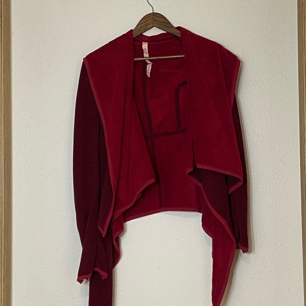 Lululemon Athletica Red Women's Wrap Sweater